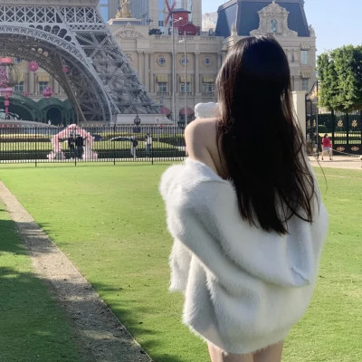 高级感头像女不露脸真人照片