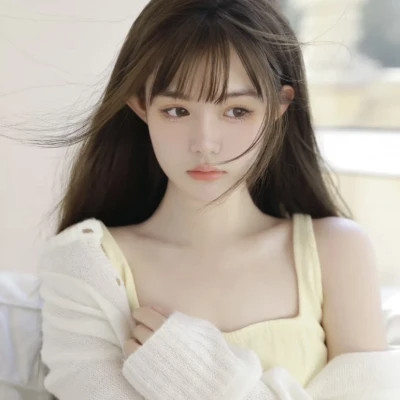 惊艳氛围感女生头像干净简单图片