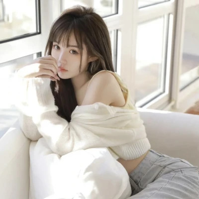 惊艳氛围感女生头像干净简单图片