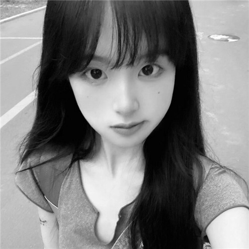 黑白女头像高冷真人2025
