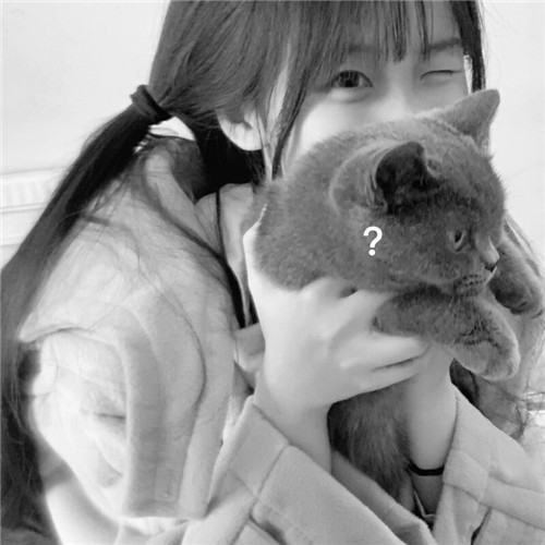 高级范黑白女生头像图片
