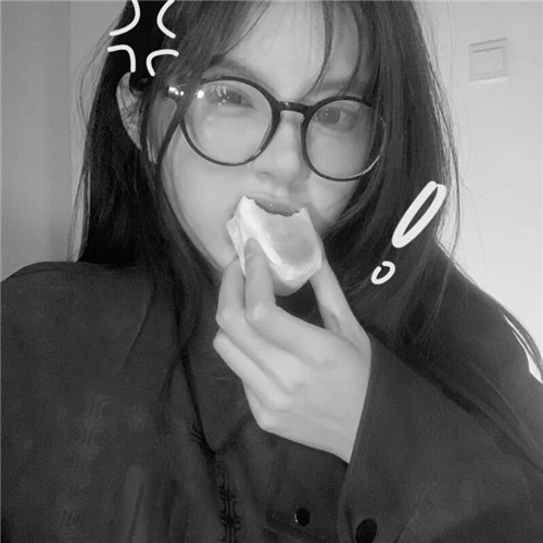 黑白头像高级女