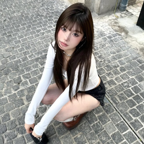 真人露脸图片头像女生
