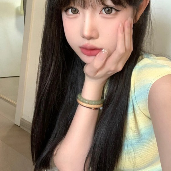 青春真人女生图片头像