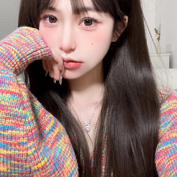 真人微信女生图片头像