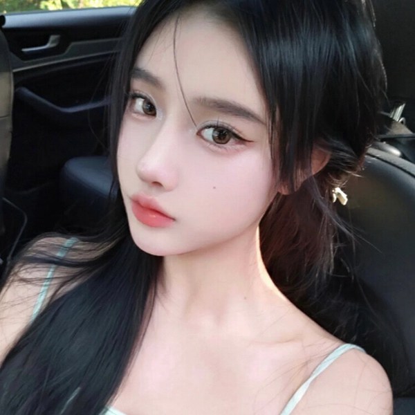 女生真实发型真人图片头像
