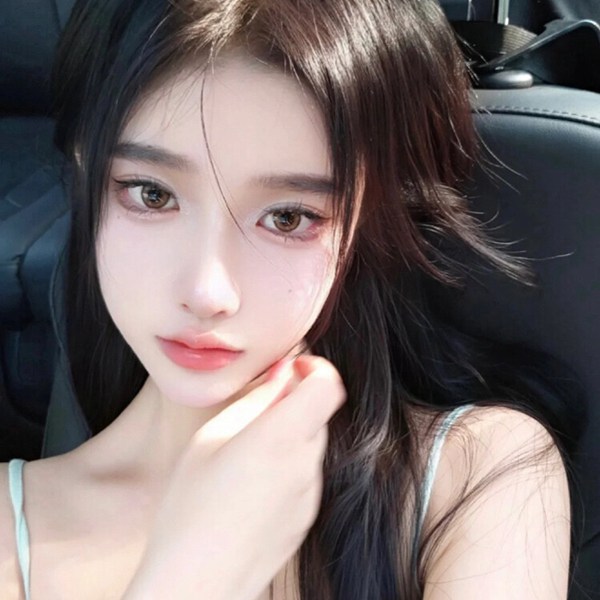 女生真实发型真人图片头像