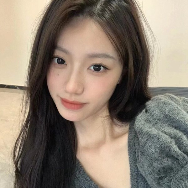 女生真实发型真人图片头像
