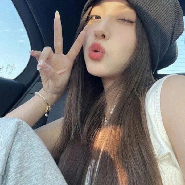 女生真实发型真人图片头像