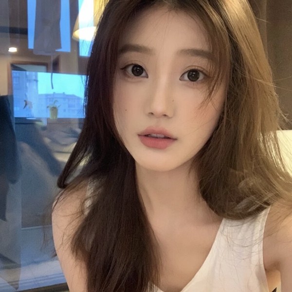 时尚女生真人图片头像