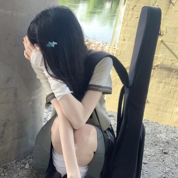 时尚女生真人图片头像