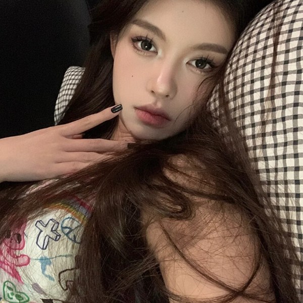 时尚女生真人图片头像