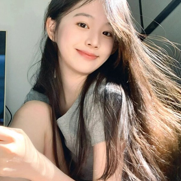 时尚女生真人图片头像