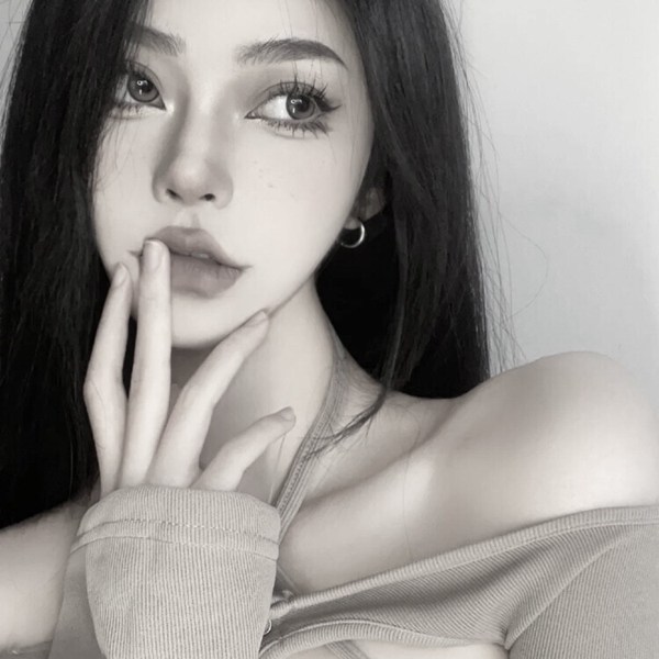 好看真人图片头像女生