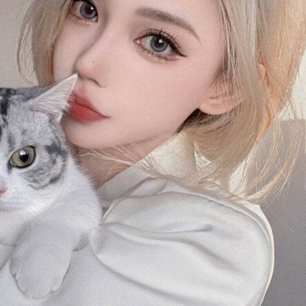 真人截图图片头像女生