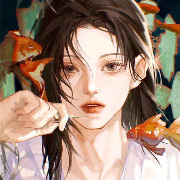 小众氛围感头像女动漫高清图片