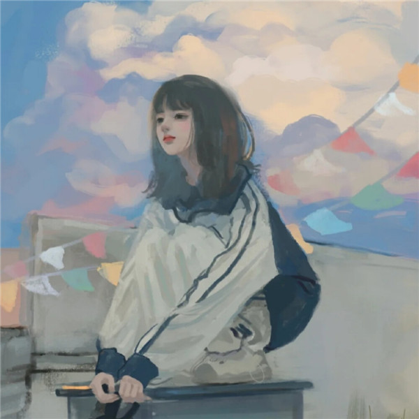 小众氛围感头像女动漫高清图片