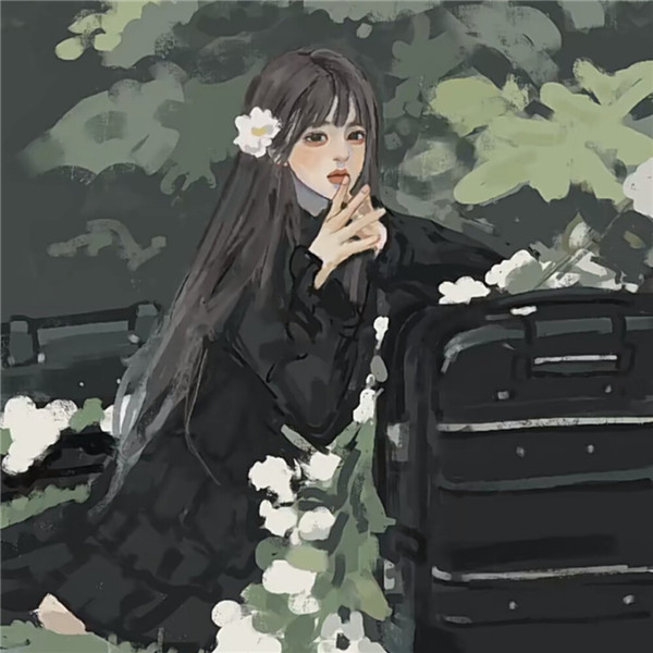 小众氛围感头像女动漫高清图片