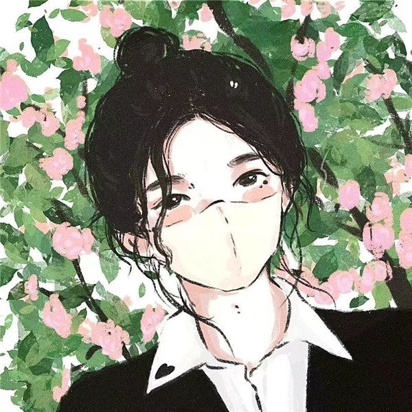 意境氛围感女动漫头像图片