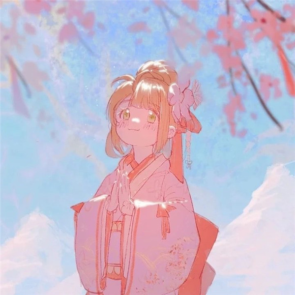 意境氛围感女动漫头像图片