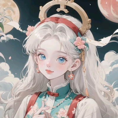 唯美头像女有气质动漫图片