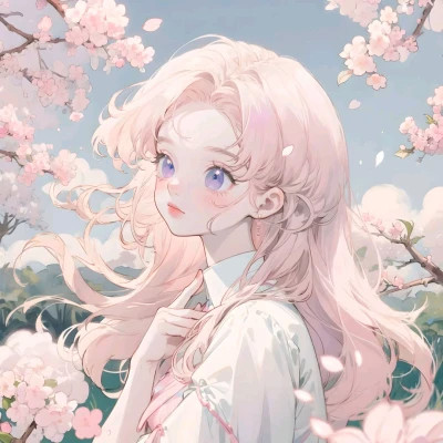 唯美头像女有气质动漫图片