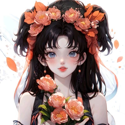 唯美头像女有气质动漫图片
