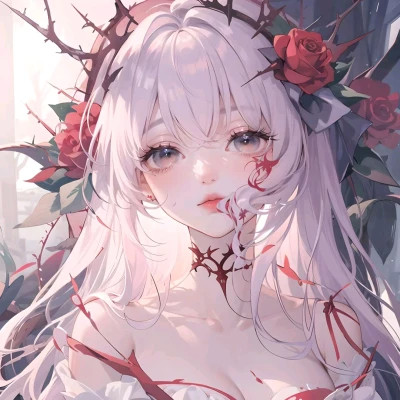 女生动漫头像优雅美丽高清图片