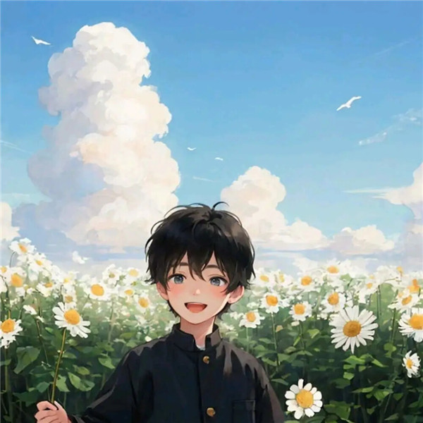 手绘图片情侣一男一女头像高清