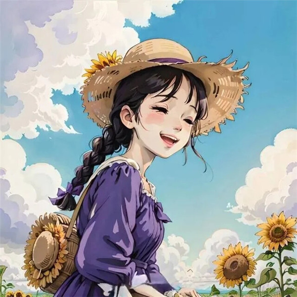 手绘图片情侣一男一女头像高清