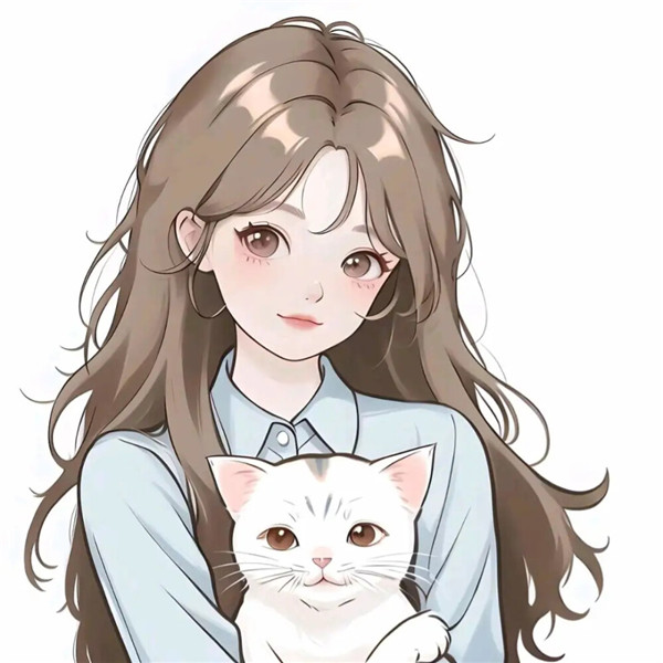 手绘图片情侣一男一女头像高清