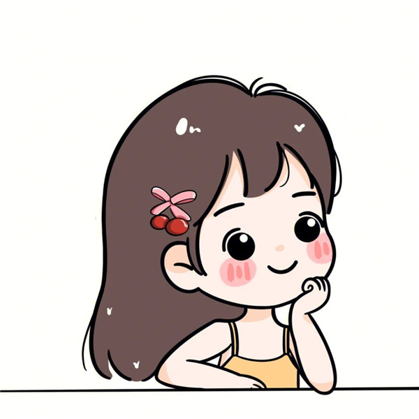 手绘图片情侣一男一女头像高清