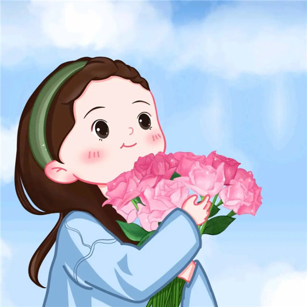 手绘图片情侣一男一女头像高清