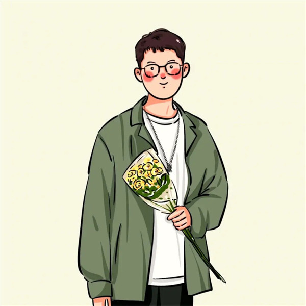 手绘图片情侣一男一女头像高清