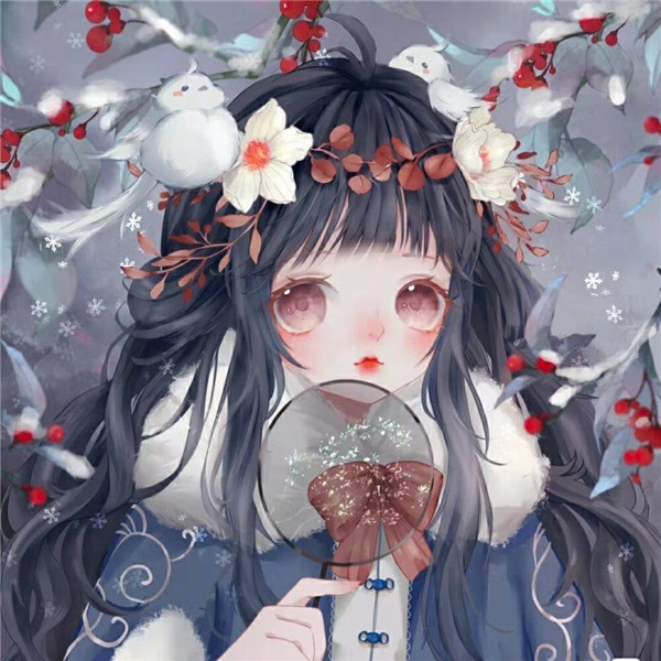 独一无二的三人闺蜜头像动漫