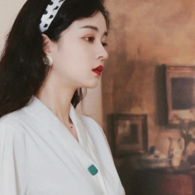 港风女头像图片复古文艺高清