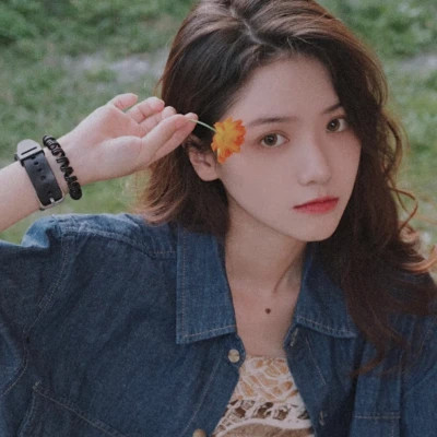 女生港系复古的头像图片