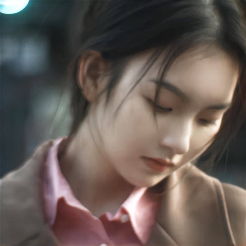 微信真人氛围感女头图片