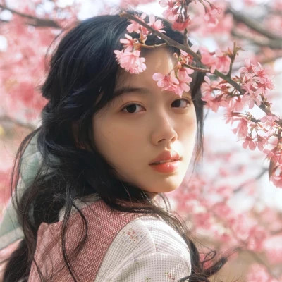 清新干净又有氛围感的女头图片