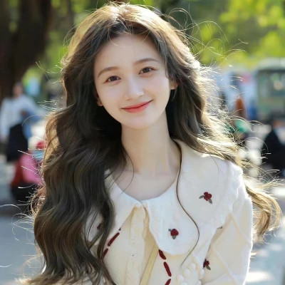 简单阳光干净的氛围感女头图片