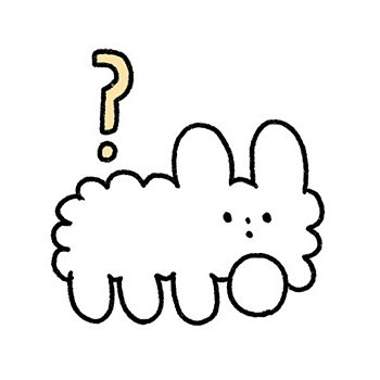 可爱有趣云朵小兔表情包头像图片