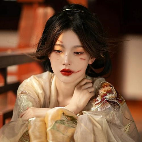 惊艳的女生头像古风图片