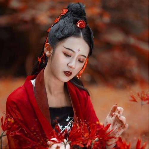 惊艳的女生头像古风图片