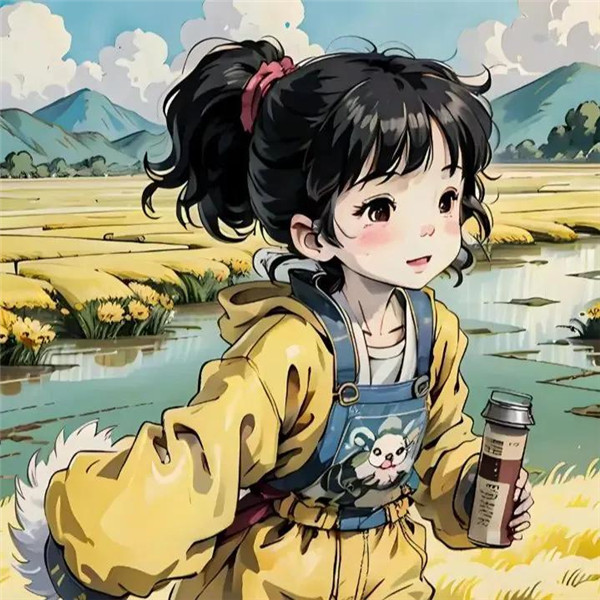 超暖动漫治愈系浪漫情头图片