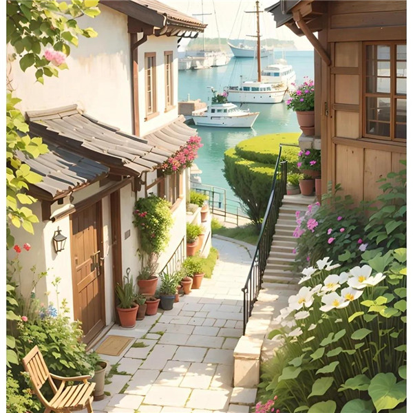 梦想家园风景动漫头像图片