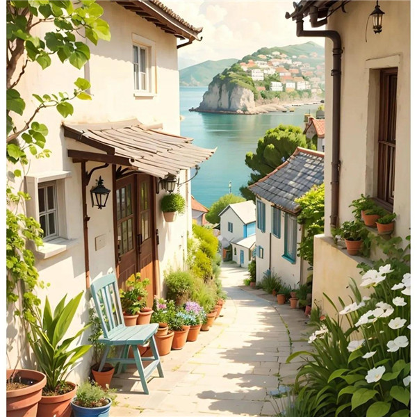 梦想家园风景动漫头像图片