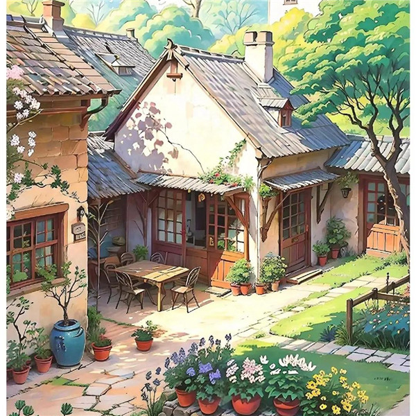 梦想家园风景动漫头像图片