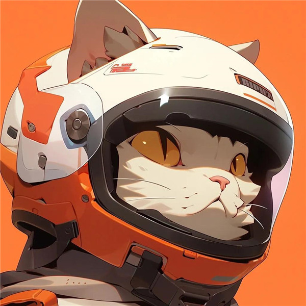 可爱机车版猫咪头像图片