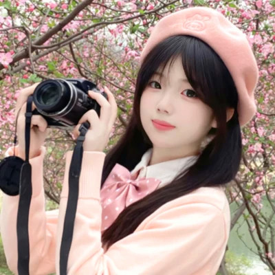 迷人的真人少女头像