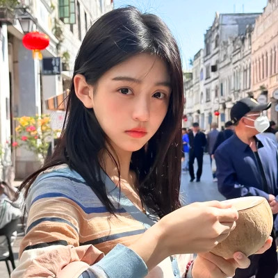 惊艳真人少女头像
